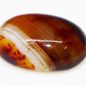 Bi-Color Beautiful YEMEN Agate Worry Ring Stone