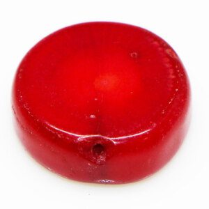 Splendid 100% Natural Untreated Red Coral Worry Stone