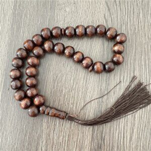 Wooden Prayer Beads 10 mm 33 Beads