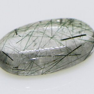 Black Hair Rutile Loose Cabochon Stone