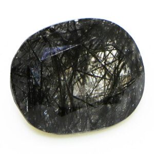 Outstanding Natural Black Rutile Quartz Loose Stone