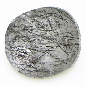 Precious Natural Black Needles Rutile Quartz Crystal Mohe Najaf Stone