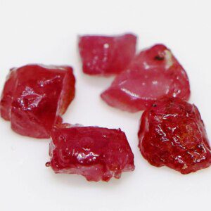 ORIGINAL Blood Red Rough Rubi Gemstones