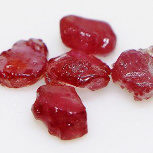 AAA Pigeon Blood Rough Ruby Stones