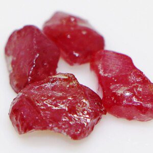 Natural Precious Pigeon Blood Rough Ruby Stones