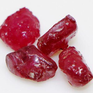 Spectacular Afghan Raw Rubies Lot