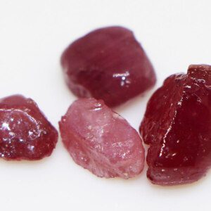 Multicolor Ruby Gemstones Natural