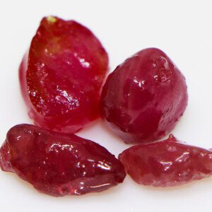 Top Grade Blood Red Rough Raw Ruby Gemstones