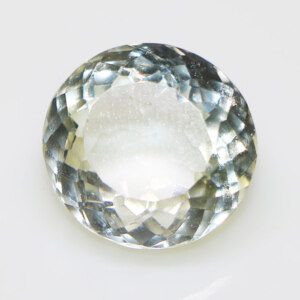 White Topaz Solitaire Ring Gemstone for Sale