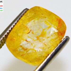 Beauteous Ceylon Topaz Yellow Golden Crystal Gemstone