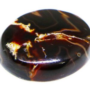 Authentic YEMENI AGATE-AQIQ Natural Loose Worry Stone