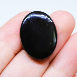 Best Black YEMENI Aqiq Akik Ring Stone