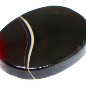 Natural AAA Jet Black Yemni Agate Gemstone