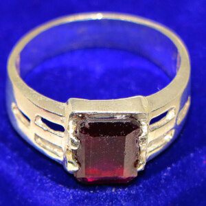 Certified RUBY Gemstone MENs Promise Ring