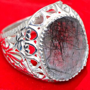 Shia Islam A+++ Mohe Najaf Stone Silver Mens Ring Price in Pakistan