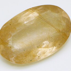 Golden Rutile in Quartz