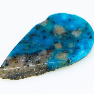 Natural Pear Shape Blue Feroza Stone