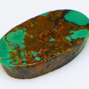 Splendid Natural Green HUSSAINI Turquoise FEROZA Stone with CERTIFICATE