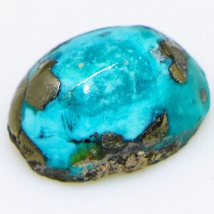 Nishapur Shajri Feroza-Blue Turquoise Loose Oval Cabochon Ring Stone