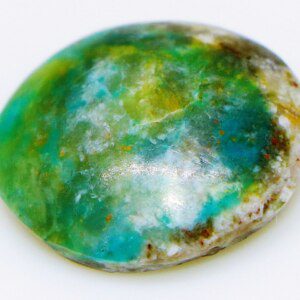 Greenish Old Turquoise Worry Stone