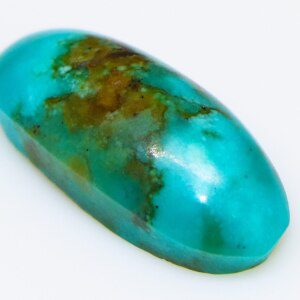 Natural REAL TURQUOISE Blue Stone Mineral Cabochon with CERTIFICATE