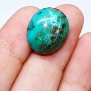 Natural Untreated Real TURQUOISE Blue Gem Stone with CERTIFICATE