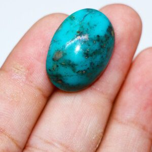 ORIGINAL Natural Superior Nishapur Turquoise Oval Cab Gemstone