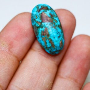 Natural Certified Nishapur Shajri Feroza-Turquoise Gemstone