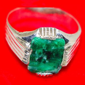 Male Emerald Ring