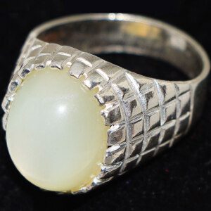 Mens Moonstone Ring