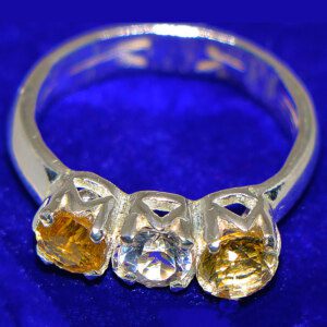 Topaz Engagement Ring