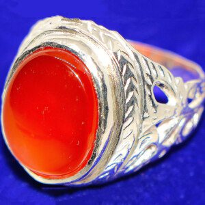 Turkish Red Agate Ring