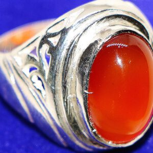 Agate Engagement Ring