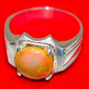 Opal Engagement Ring