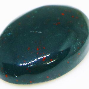 African Blood Stone gemstone close-up