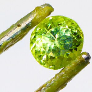 Faceted Peridot Gemstone