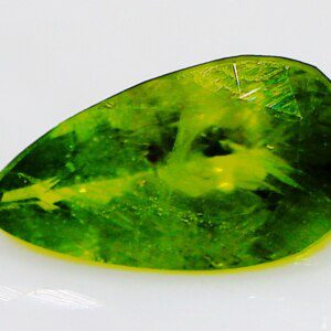 Splendid Pear Shape Olivine Gem