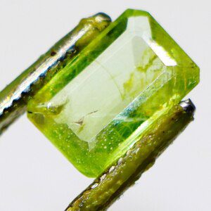 Emerald Cut Peridot Loose Gemstone