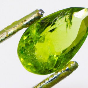 Clean Unheated Pear Shape Peridot