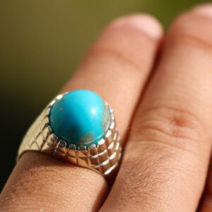 Silver and Turquoise Ring