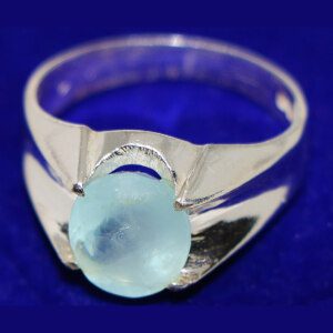 Aquamarine Engagement Ring