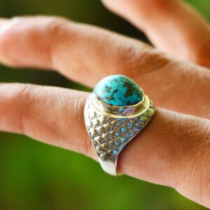 Turquoise Band Ring