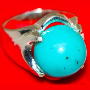 Men's Turquoise Wedding Ring