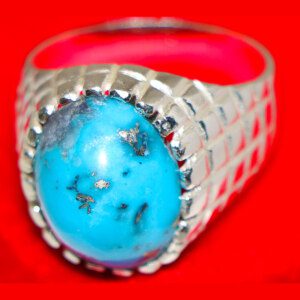 Excellent Silver Turquoise Ring