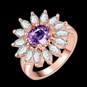 Purple Amethyst Women's Ring