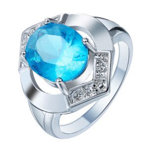 Sky Blue Topaz Ring