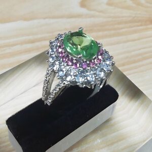 Peridot Engagement Ring