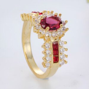 Ring with Red Ruby