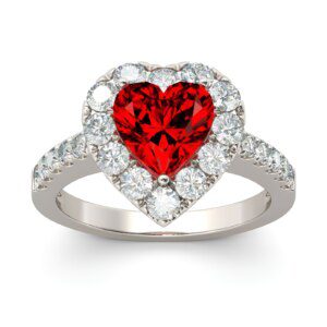 Ruby Heart Ring