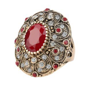 Ring with a Red Stone